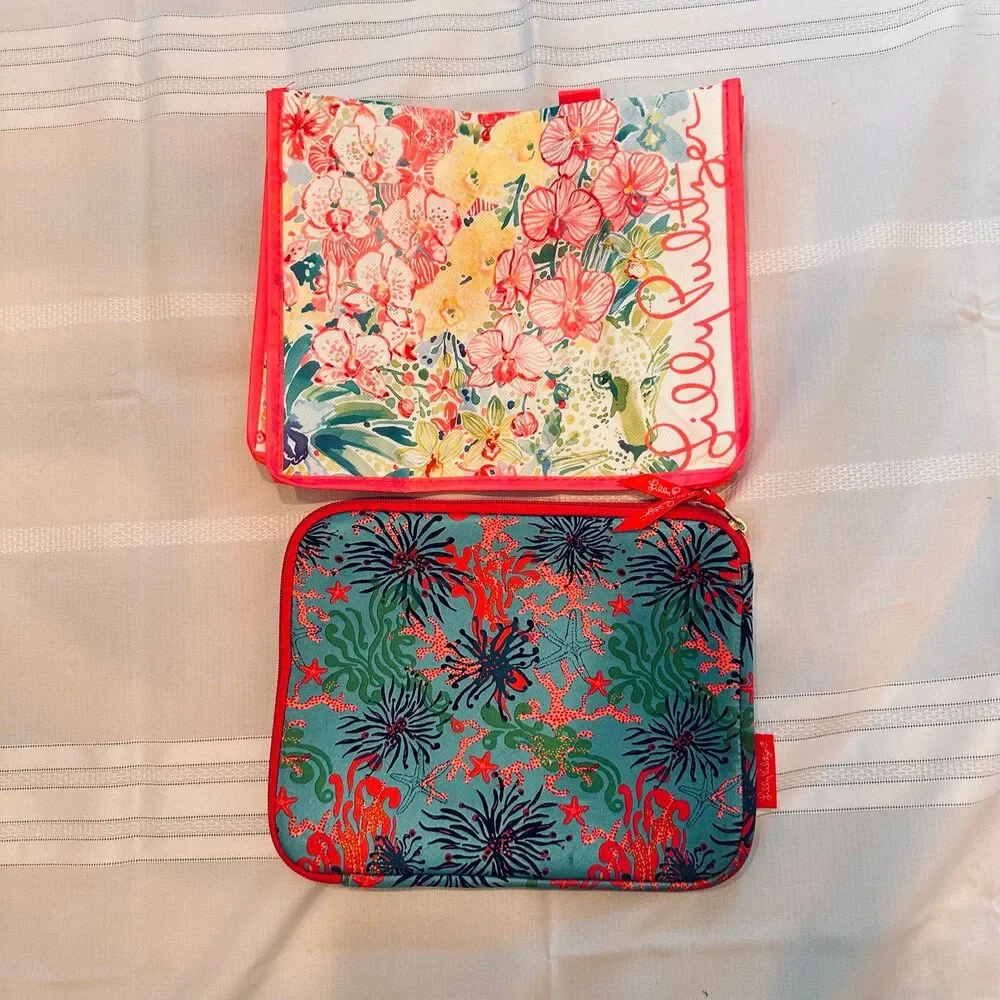 Lilly Pulitzer Tablet Ipad Case With Bag